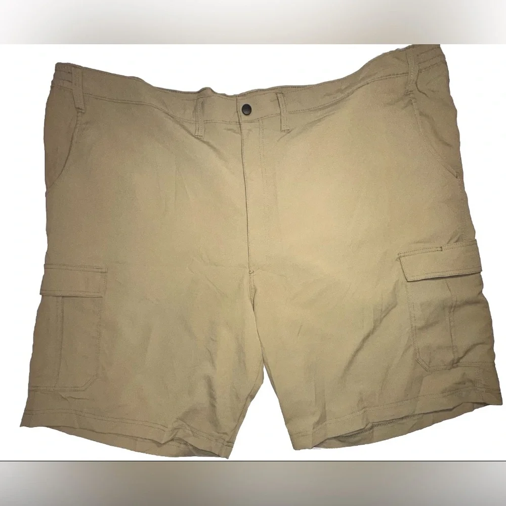 Lee Shorts Tan Beige Cargo Lightweight Packable Pockets Hiking Big & Tall Men 56
